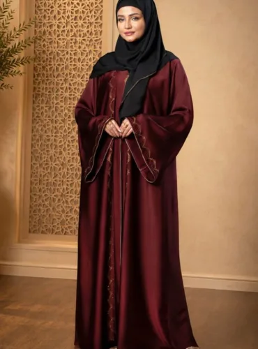 Midnight Velvet Layered Borka Set
