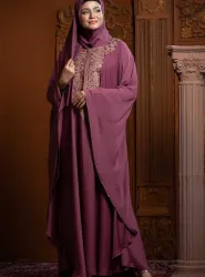 Midnight Velvet Layered Borka Set